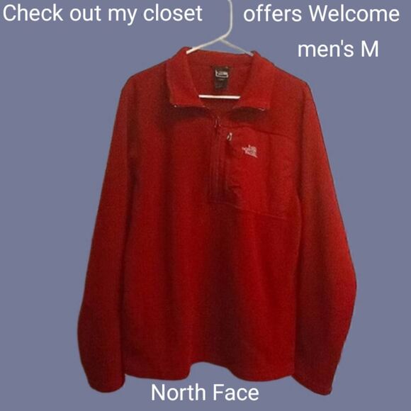 ❄️North Face Mens Pullover/Jacket Quarter Zip, Size M - Picture 1 of 5